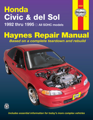 Honda Del Sol Service & Repair Manuals