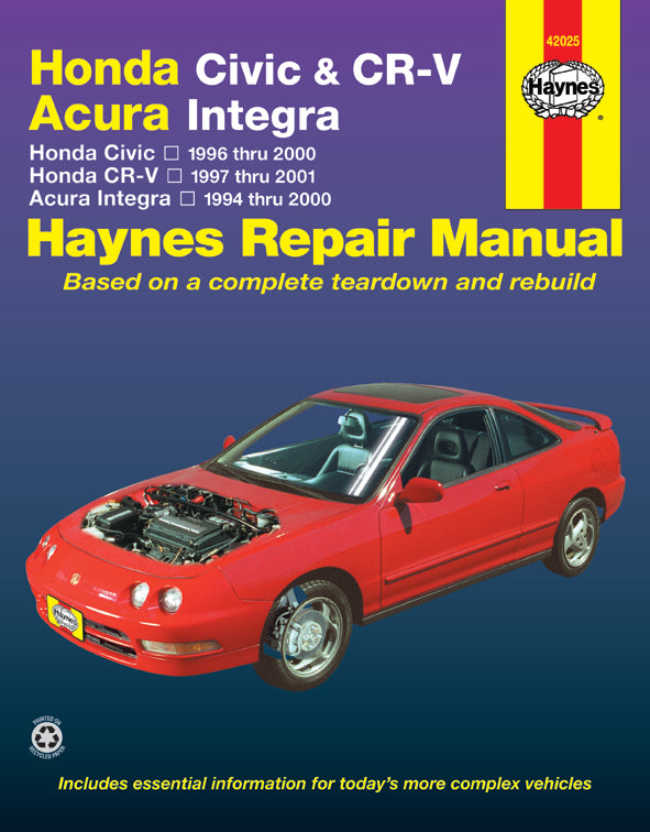 Front cover of a Haynes repair manual
