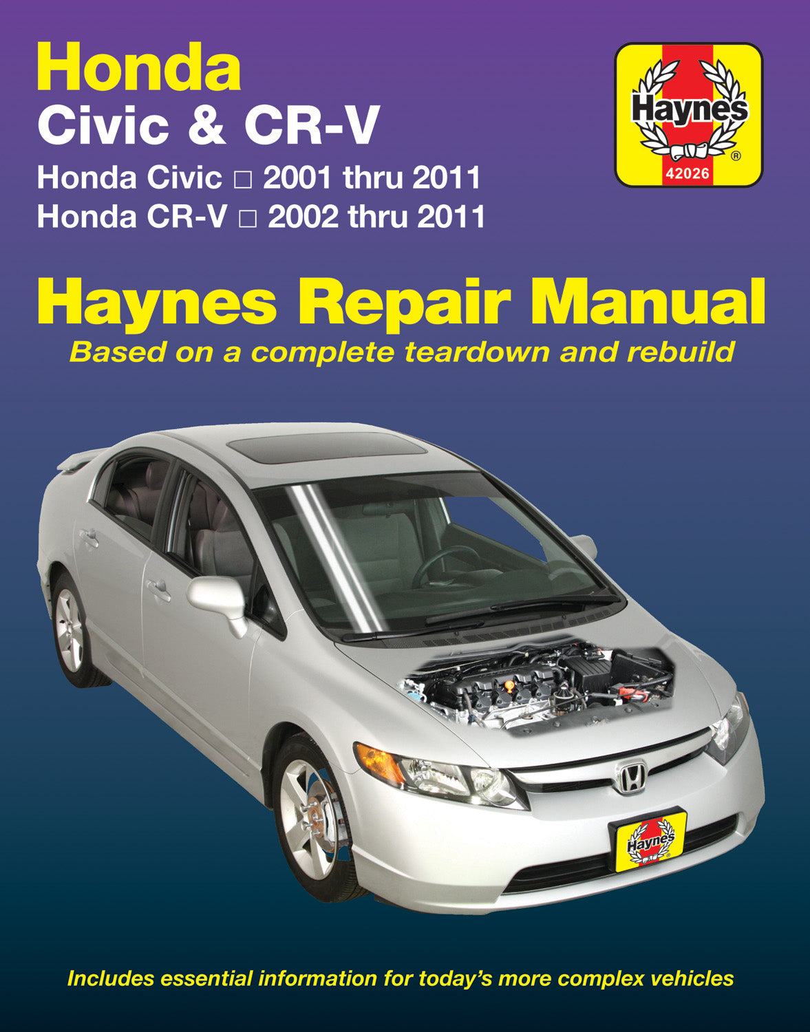 Front cover of a Haynes repair manual