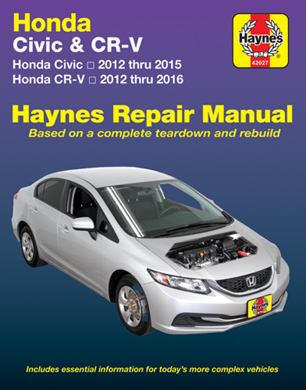 Front cover of a Haynes repair manual