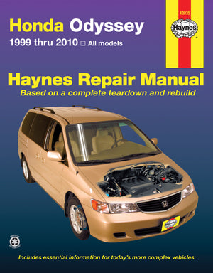 Honda Odyssey Service & Repair Manuals