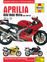 Front cover of a Haynes repair manual