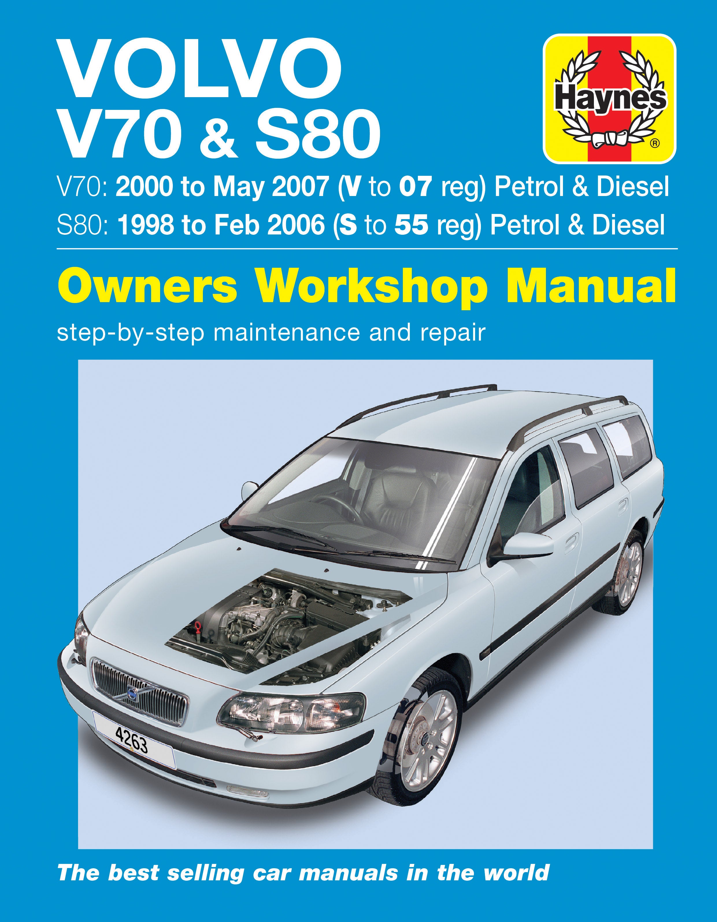 【ヘインズ整備書】ボルボ S40 & V50 ディーゼル Amazon.com: Haynes Volvo S40 & V50 Petrol & Diesel (Mar '04
