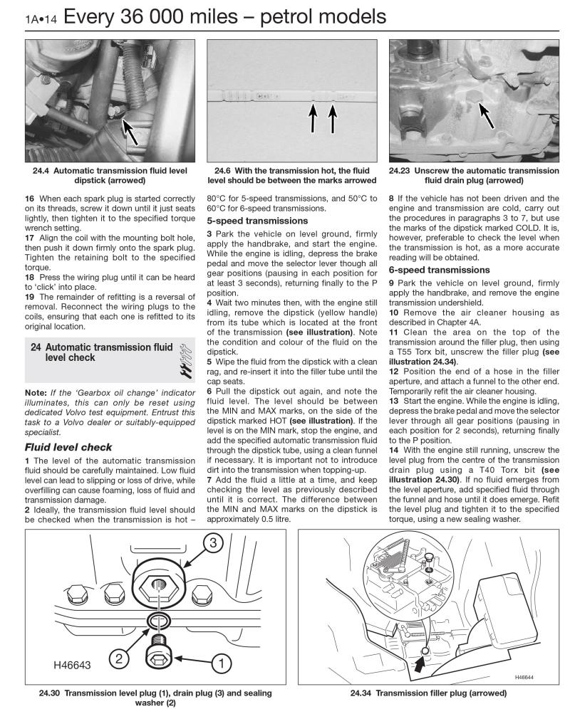 Sample page from a Haynes repair manual