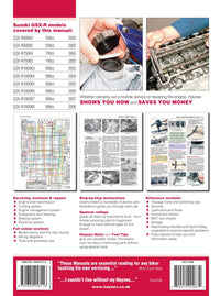 Back cover of a Haynes repair manual