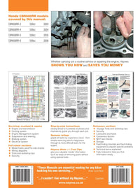 Back cover of a Haynes repair manual