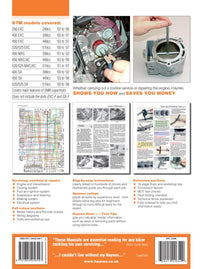 Back cover of a Haynes repair manual