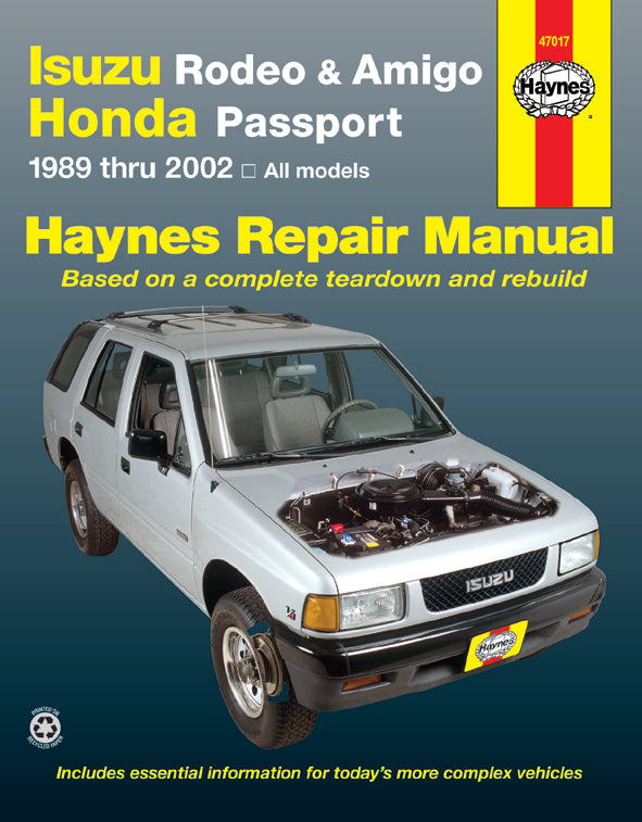 Front cover of a Haynes repair manual
