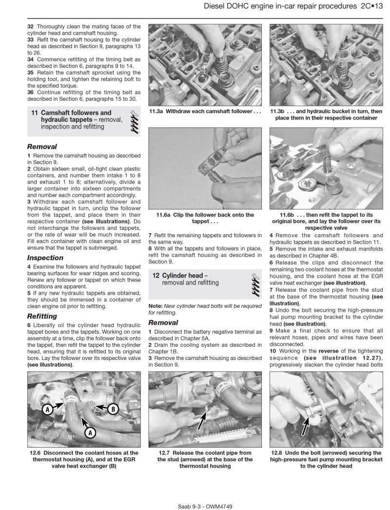 Sample page from a Haynes repair manual