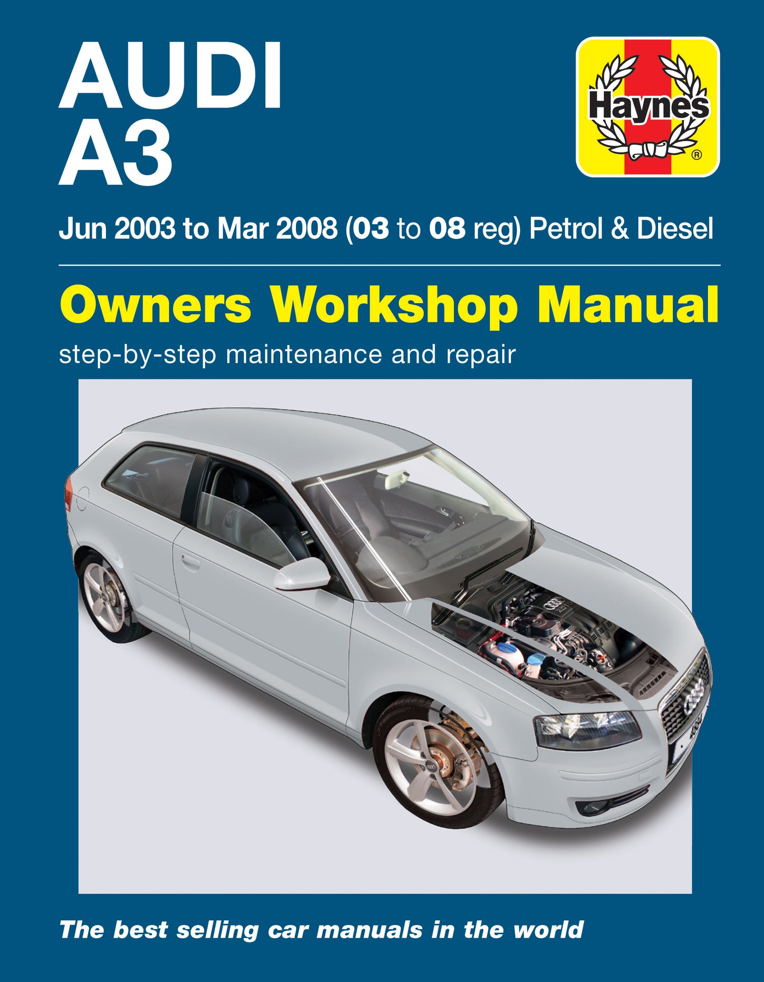 Front cover of a Haynes repair manual