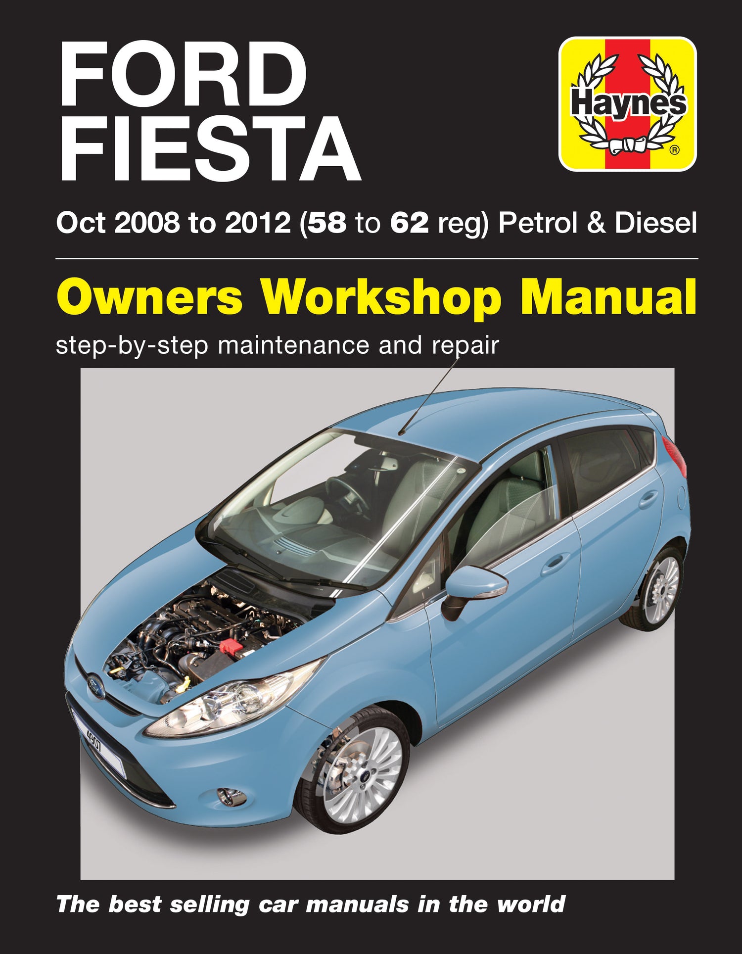 Front cover of a Haynes repair manual