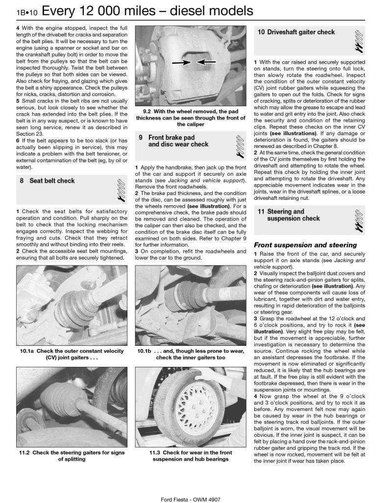 Sample page from a Haynes repair manual
