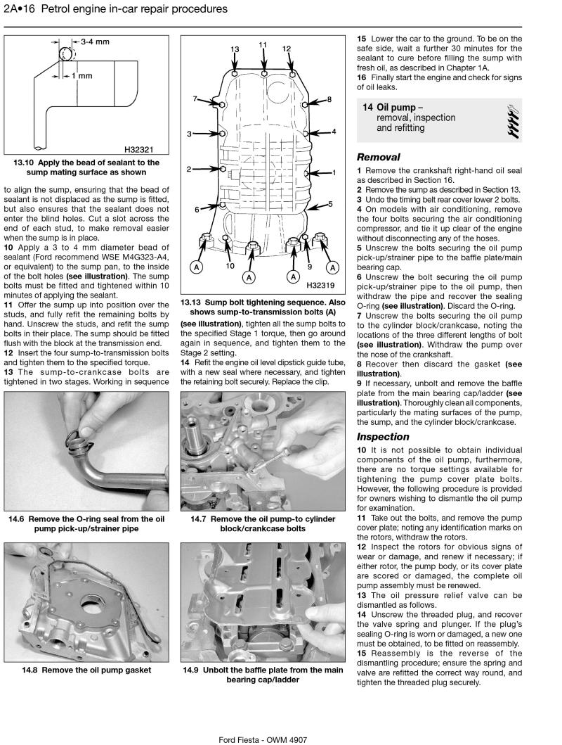 Sample page from a Haynes repair manual