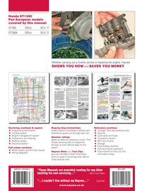 Back cover of a Haynes repair manual