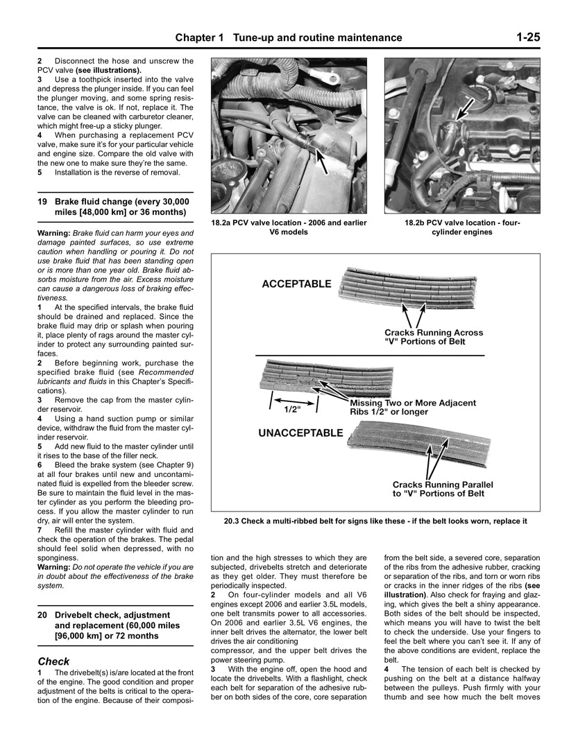 Sample page from a Haynes repair manual