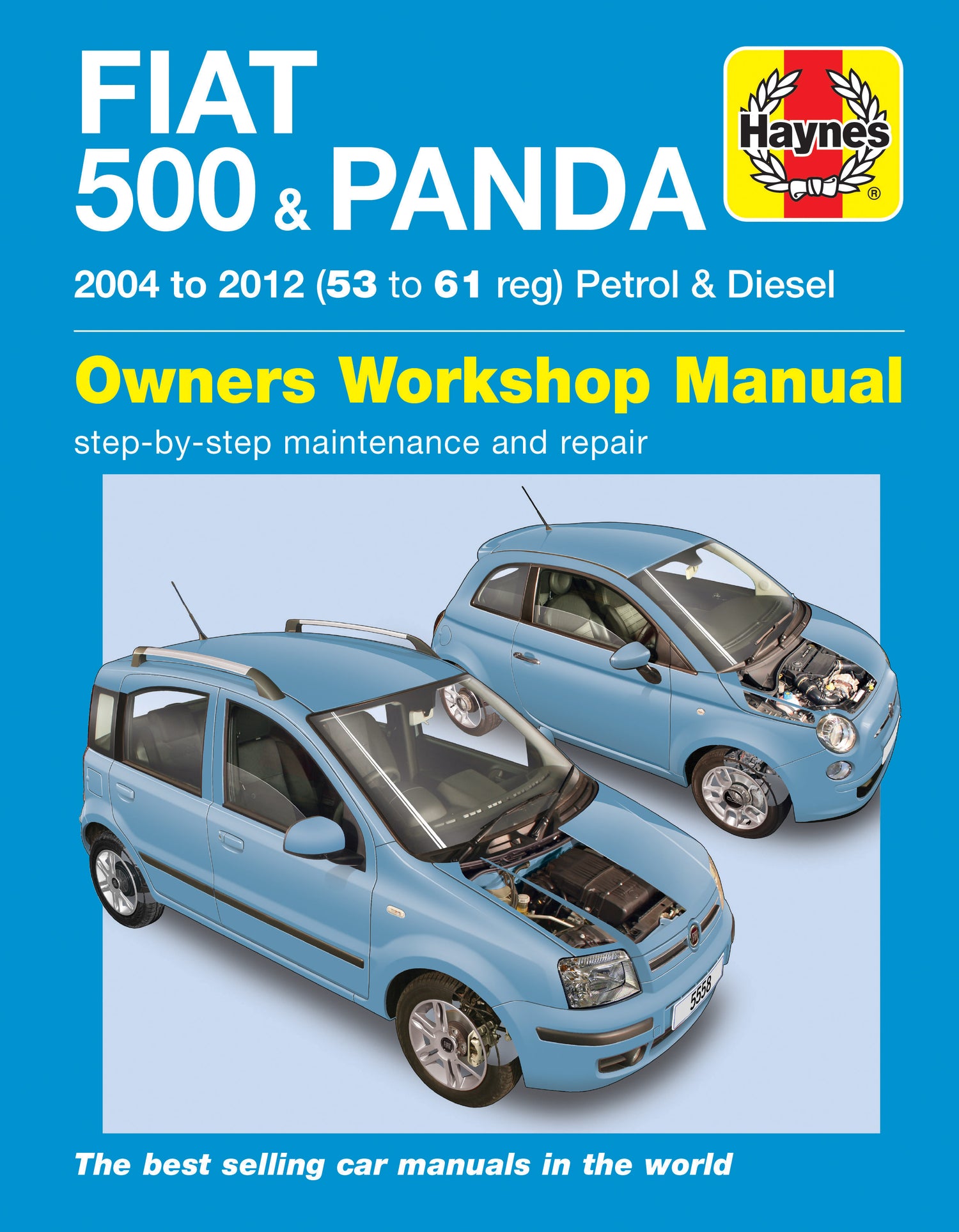 Front cover of a Haynes repair manual
