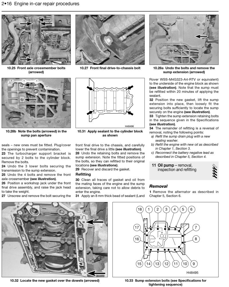 Sample page from a Haynes repair manual
