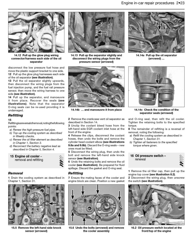 Sample page from a Haynes repair manual