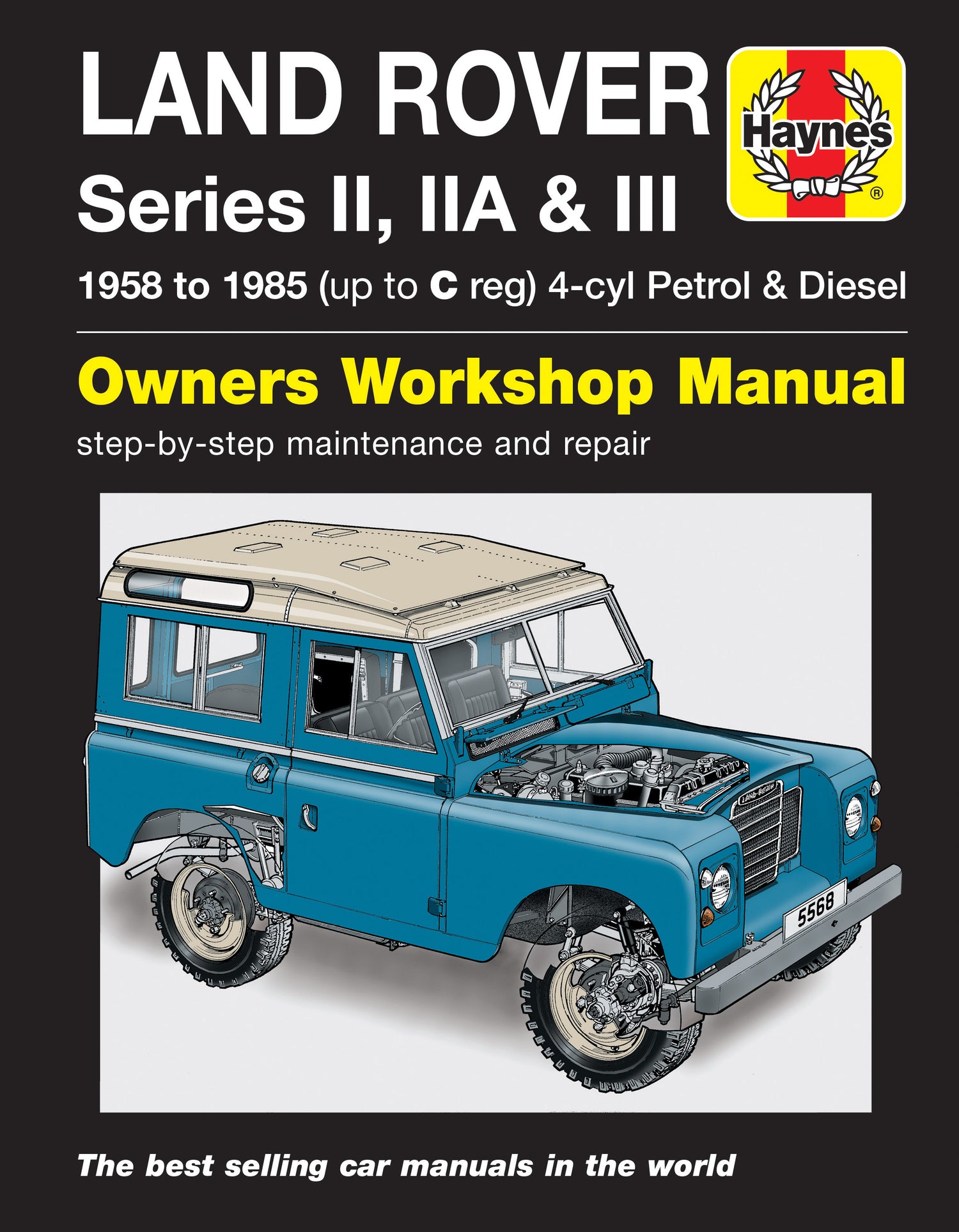 Front cover of a Haynes repair manual