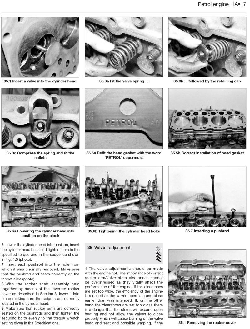 Sample page from a Haynes repair manual