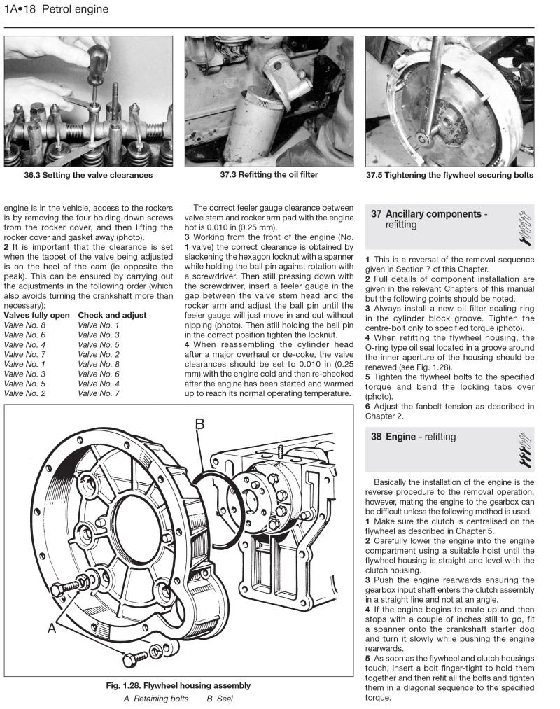Sample page from a Haynes repair manual
