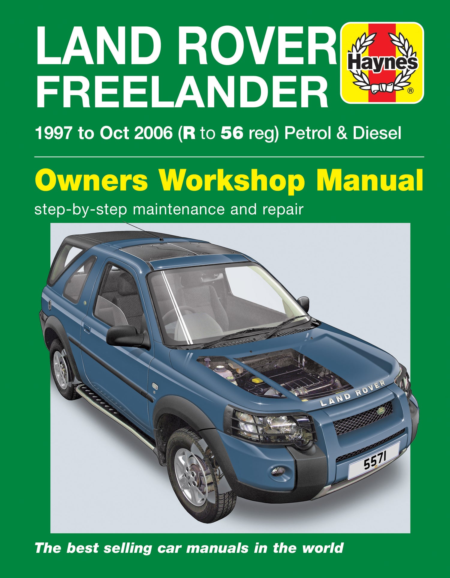 Front cover of a Haynes repair manual