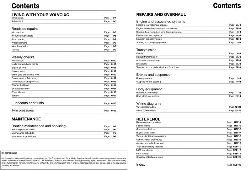 Sample page from a Haynes repair manual