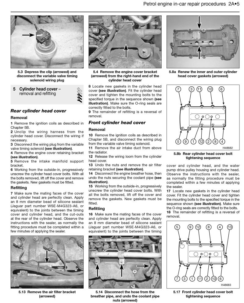 Sample page from a Haynes repair manual