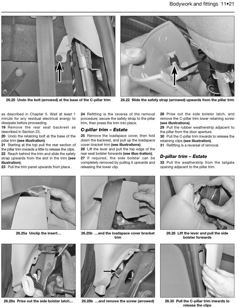 Sample page from a Haynes repair manual