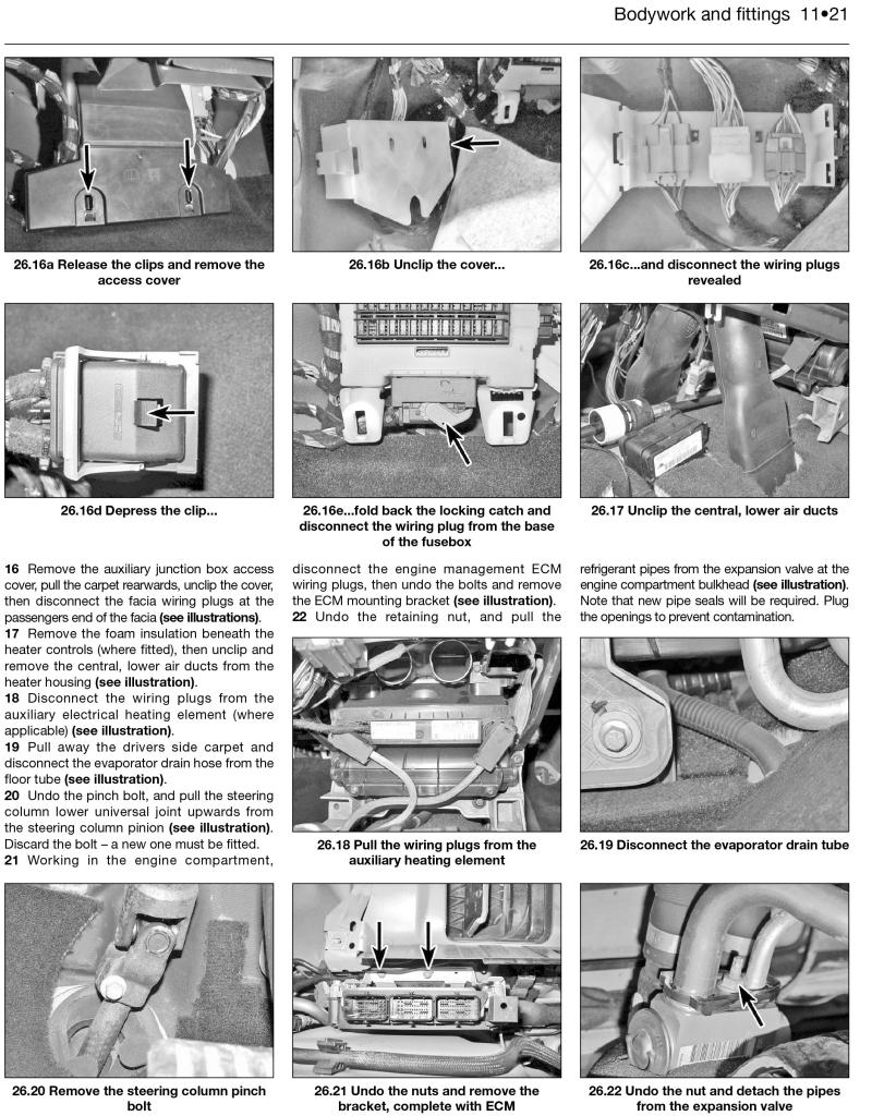 Sample page from a Haynes repair manual