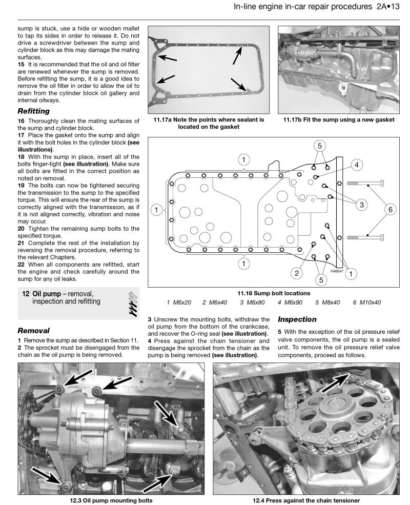 Sample page from a Haynes repair manual