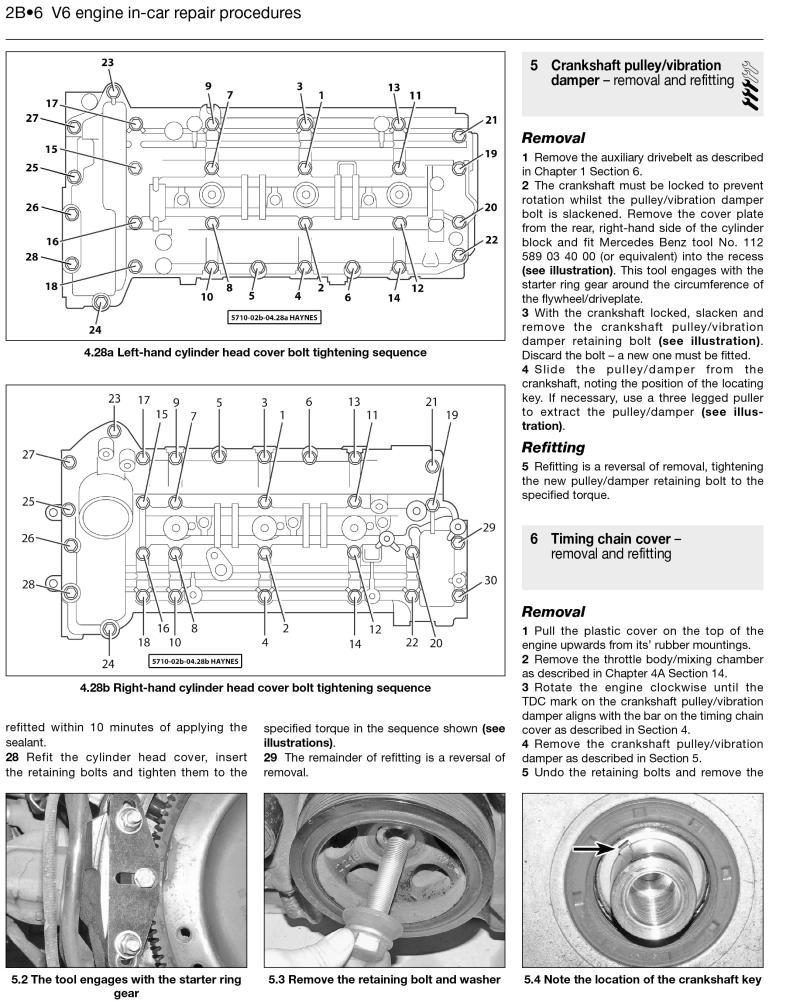 Sample page from a Haynes repair manual