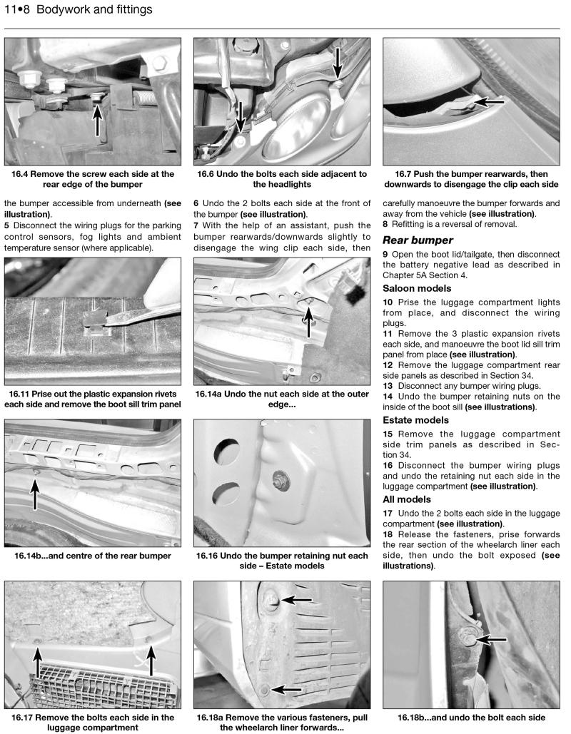 Sample page from a Haynes repair manual