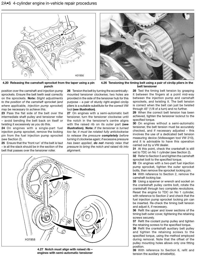 Sample page from a Haynes repair manual