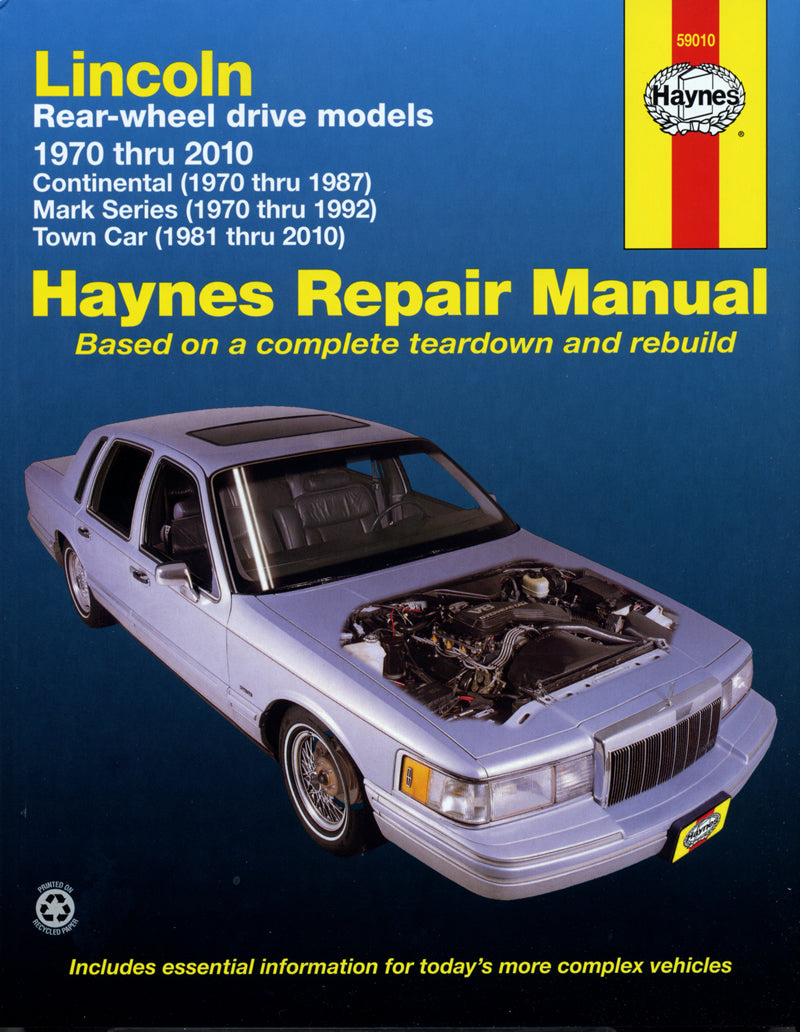 Front cover of a Haynes repair manual