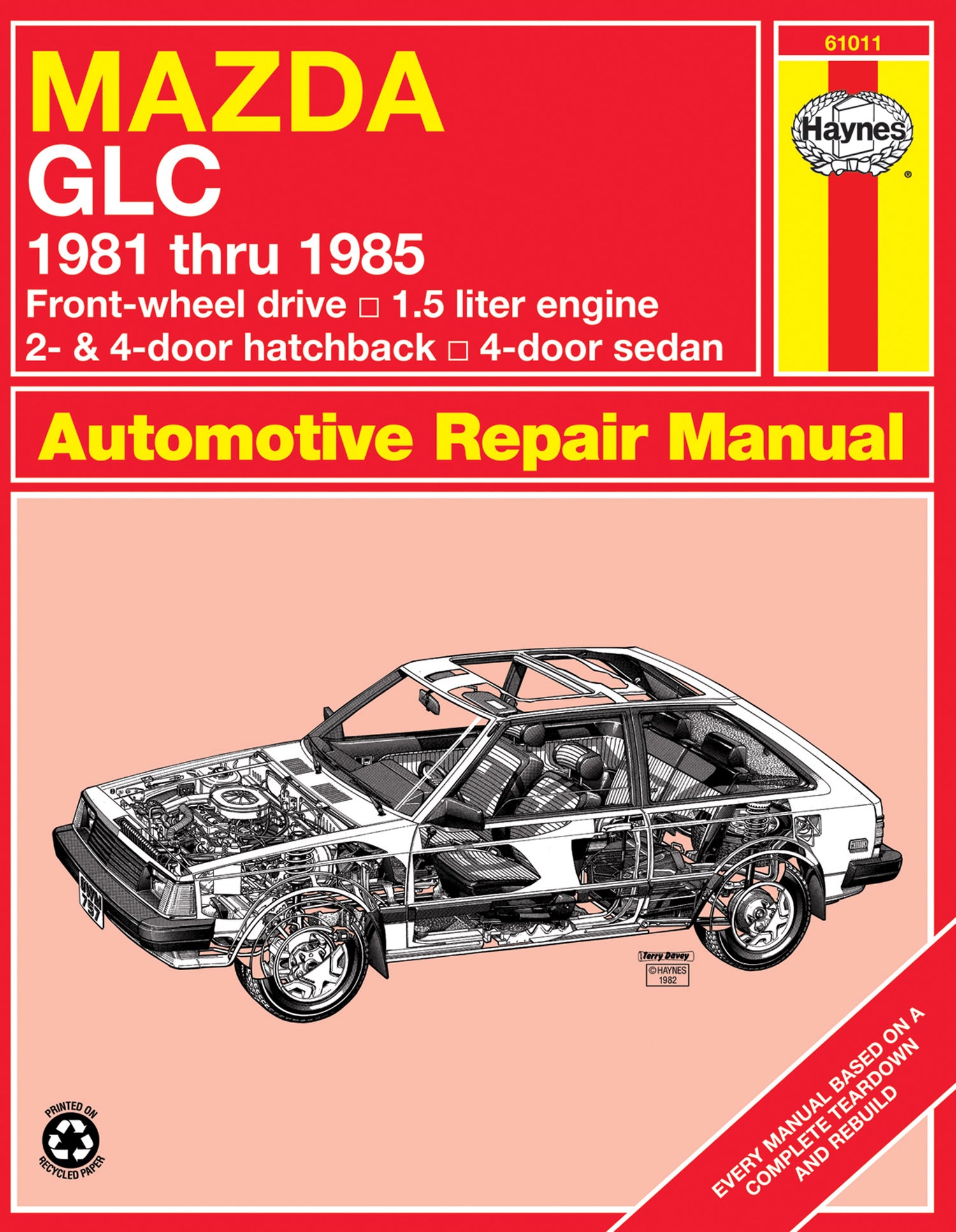 Front cover of a Haynes repair manual