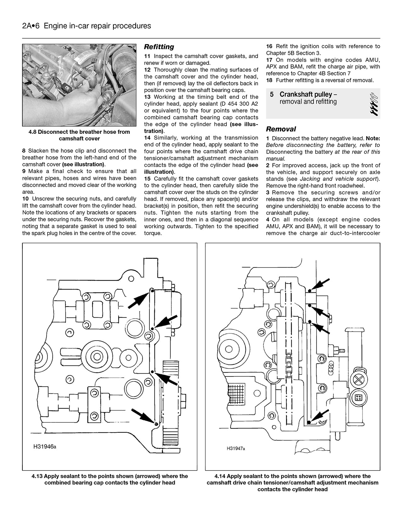 Sample page from a Haynes repair manual