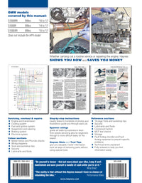 Back cover of a Haynes repair manual