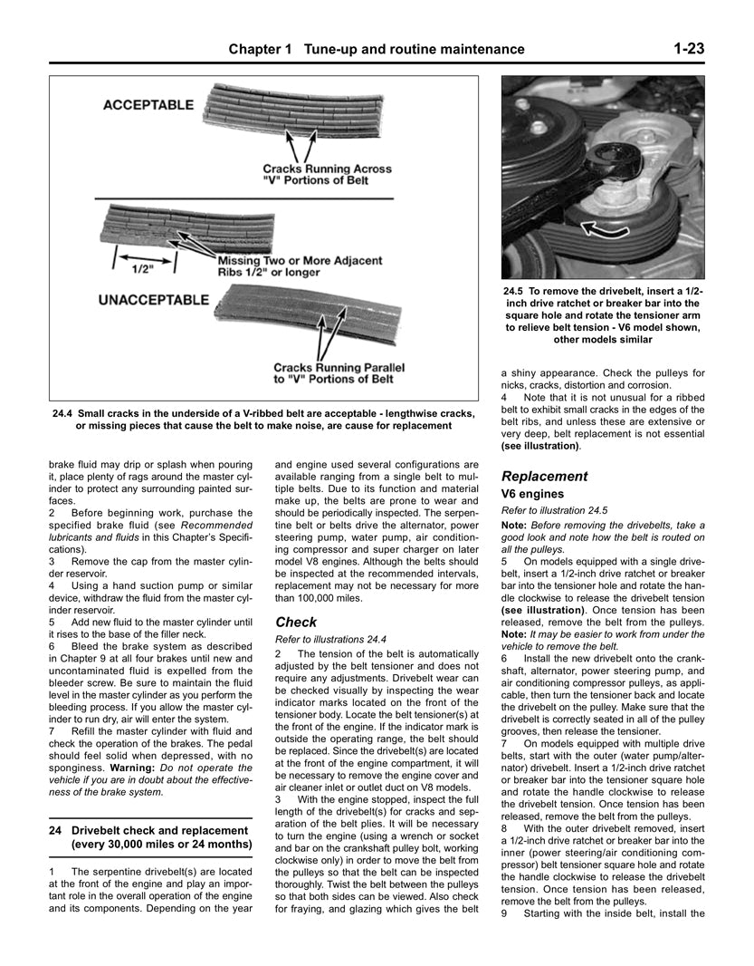 Sample page from a Haynes repair manual