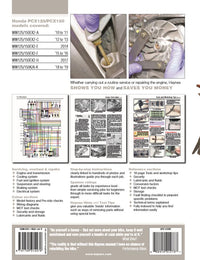 Back cover of a Haynes repair manual