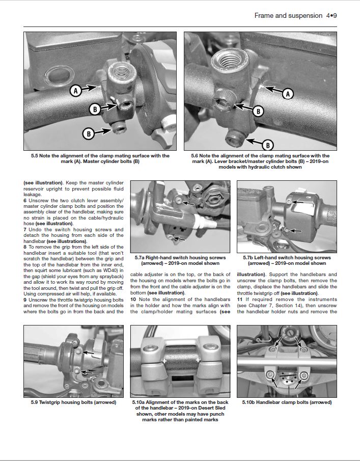 Sample page from inside a Haynes manual