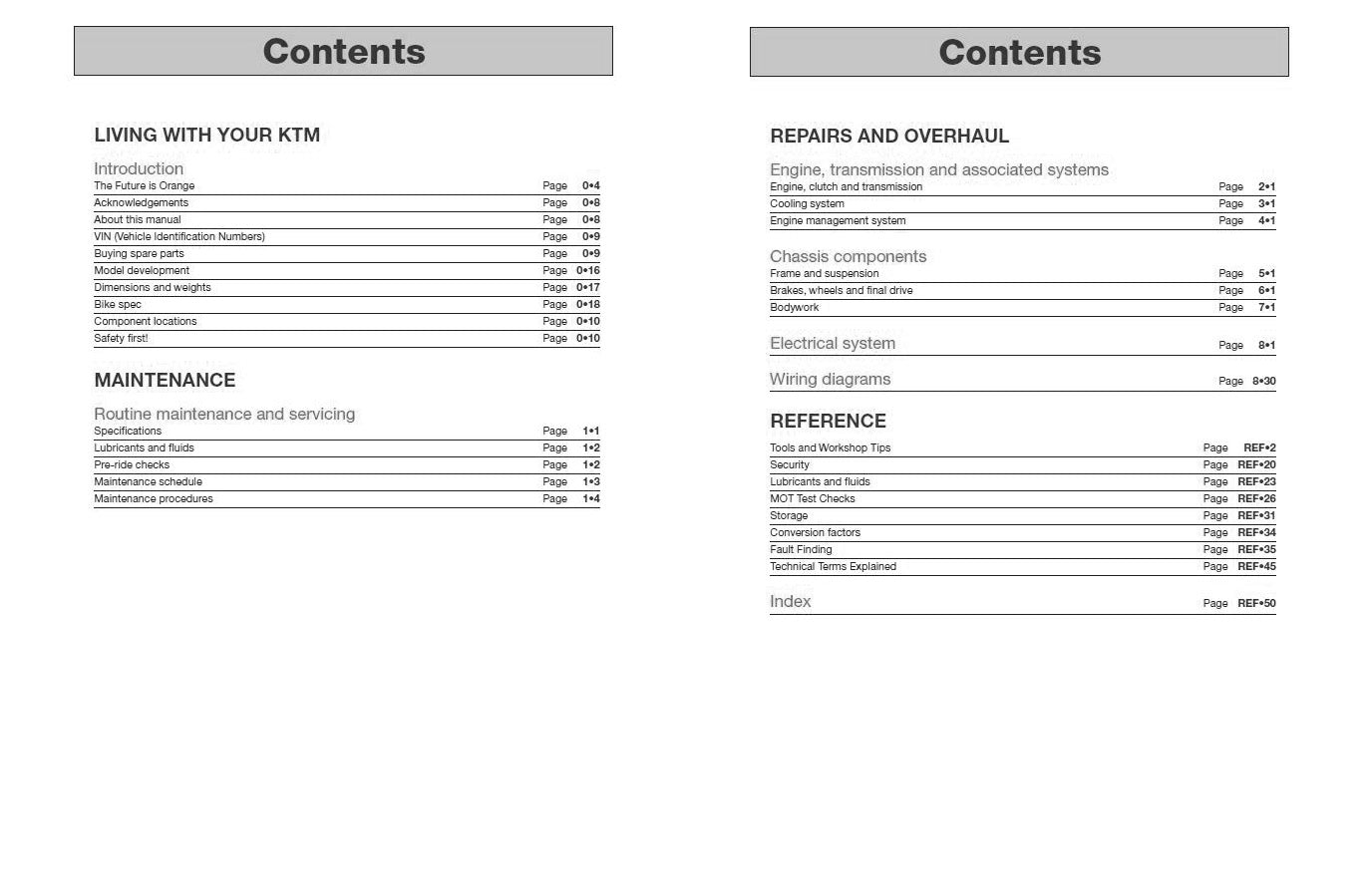 Sample page from a Haynes repair manual