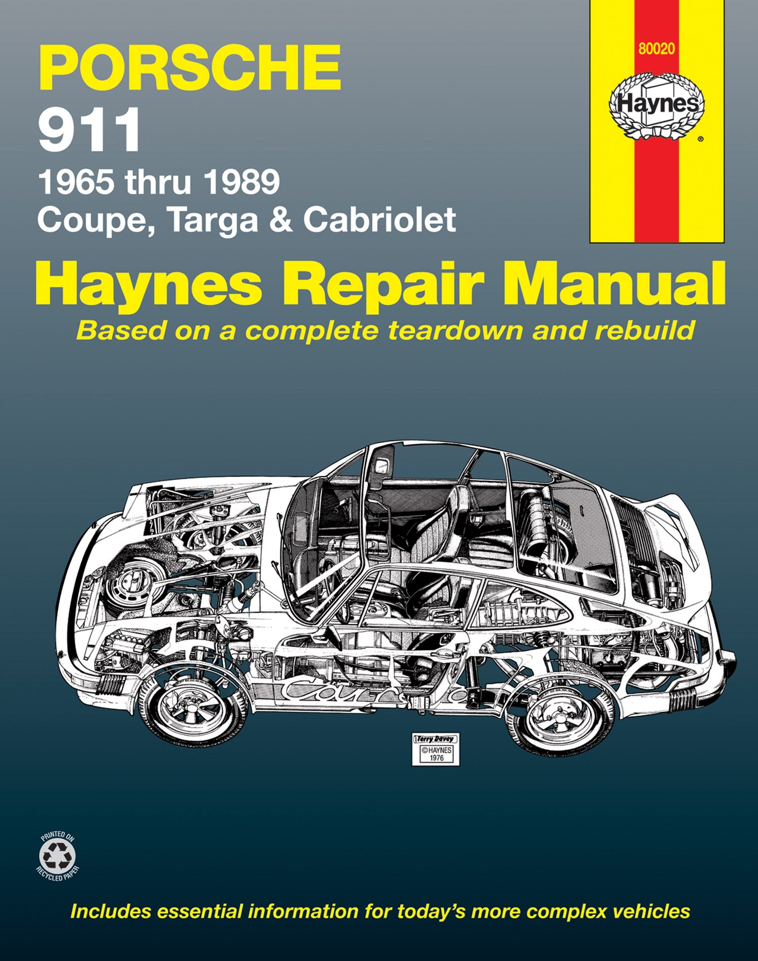Front cover of a Haynes repair manual