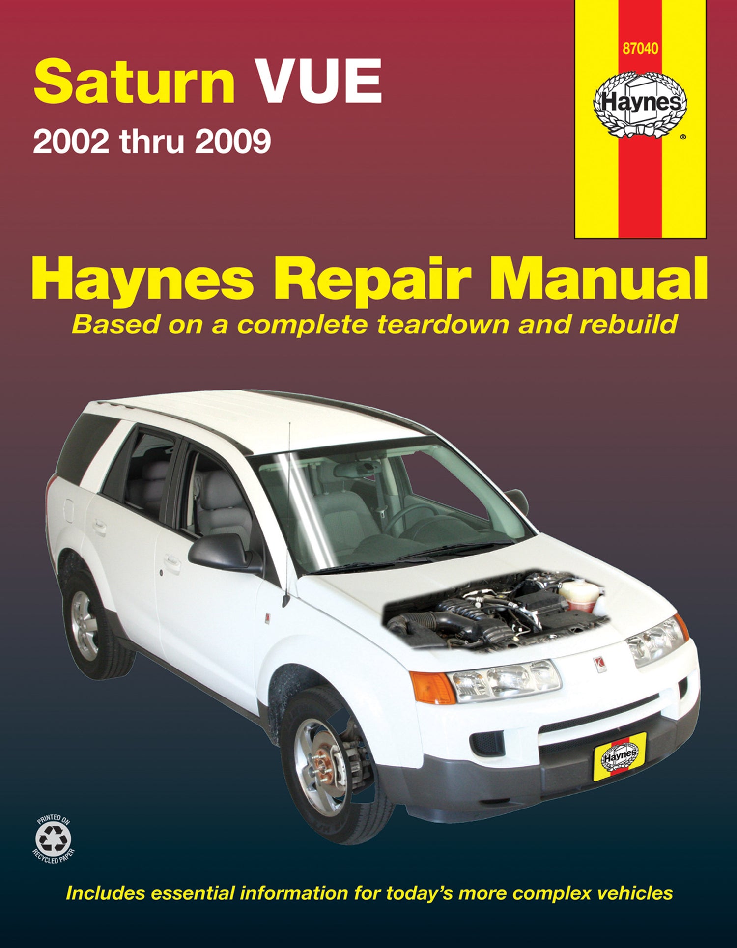 Front cover of a Haynes repair manual