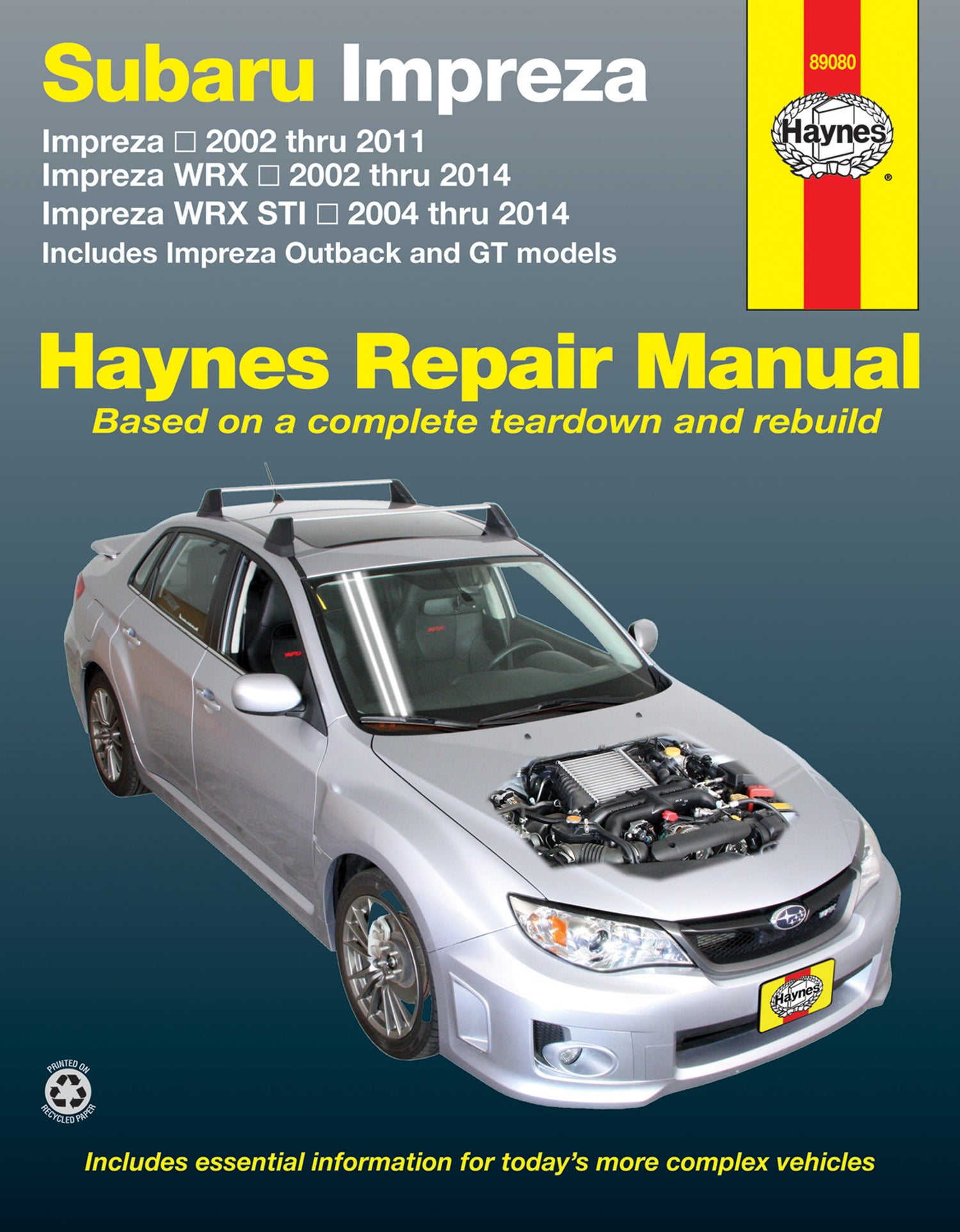 Front cover of a Haynes repair manual