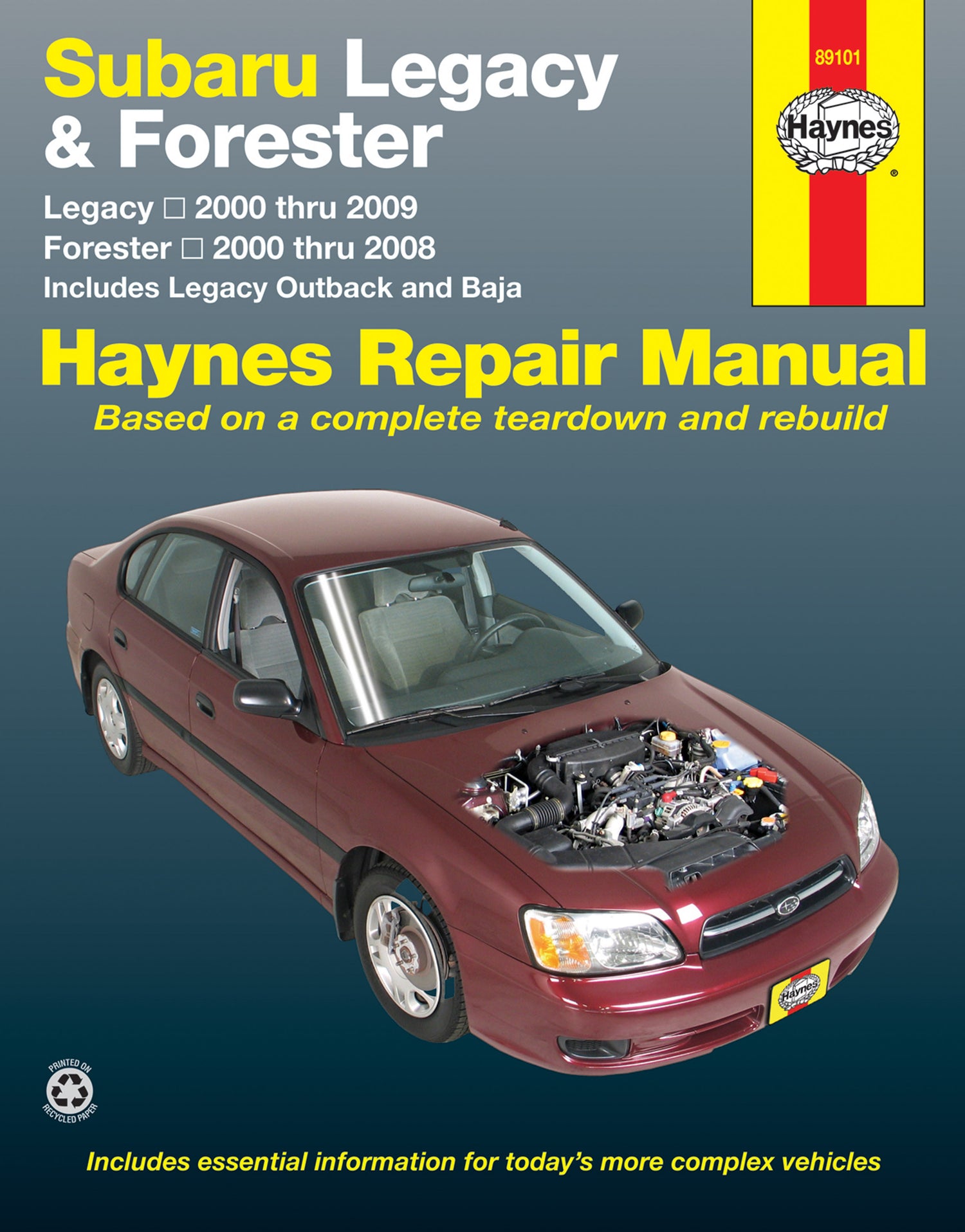 Front cover of a Haynes repair manual