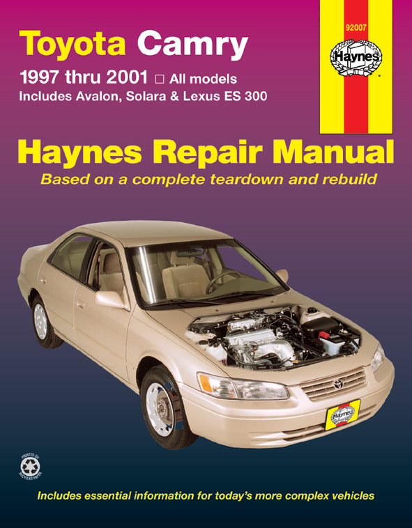 Front cover of a Haynes repair manual