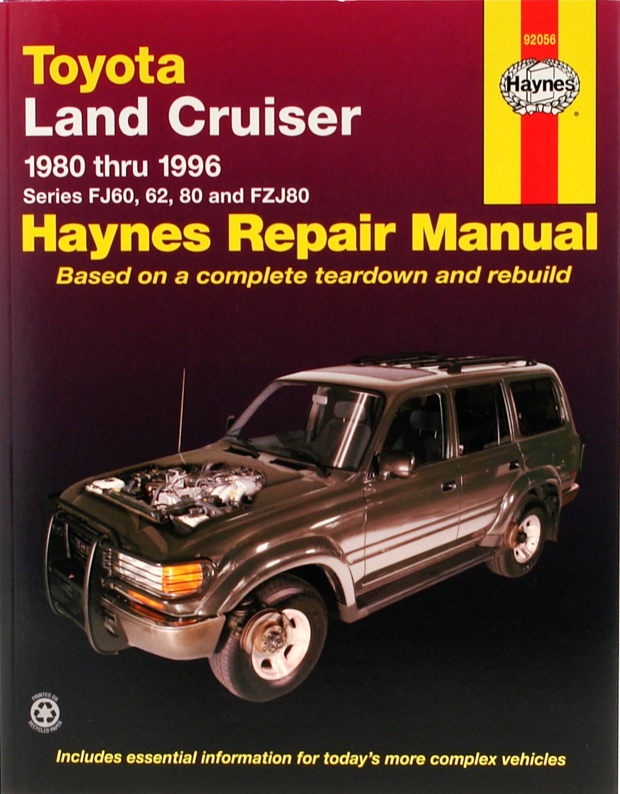 Front cover of a Haynes repair manual