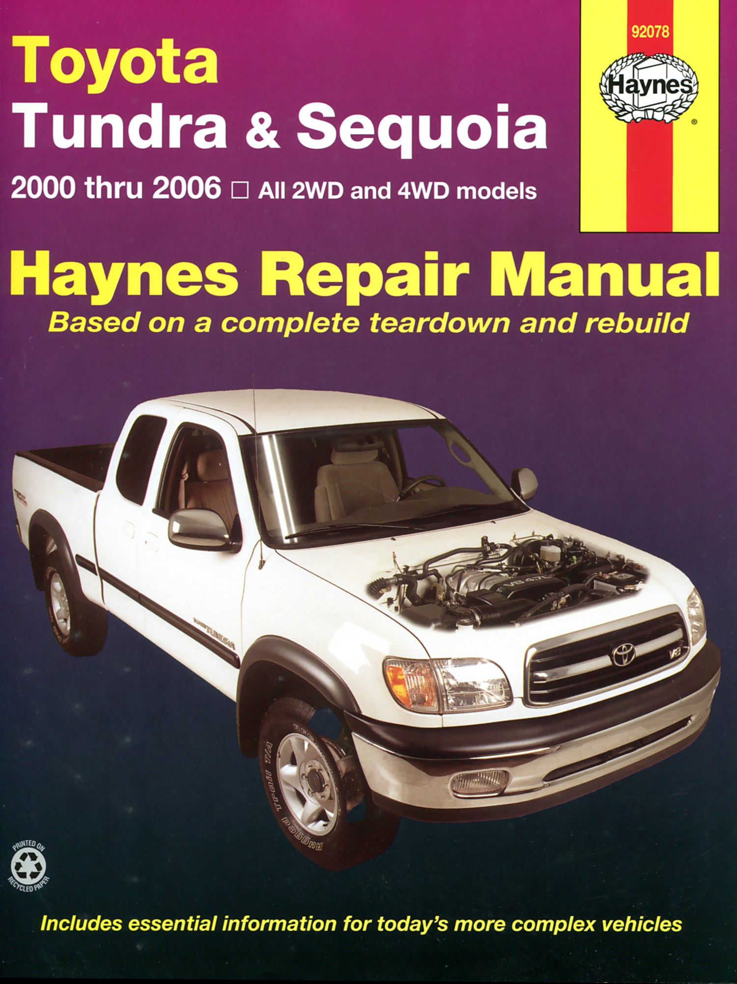 Front cover of a Haynes repair manual