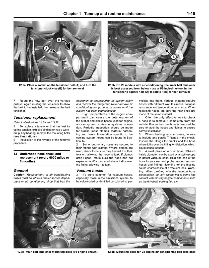 Sample page from inside a Haynes manual
